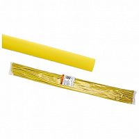 Термоусаживаемая трубка ТУТнг 6/3 желтая по 1м (50 м/упак) |  код. SQ0518-0202 |  TDM